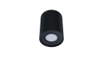 Ceiling spotlight fixture SPOT TUBE round black